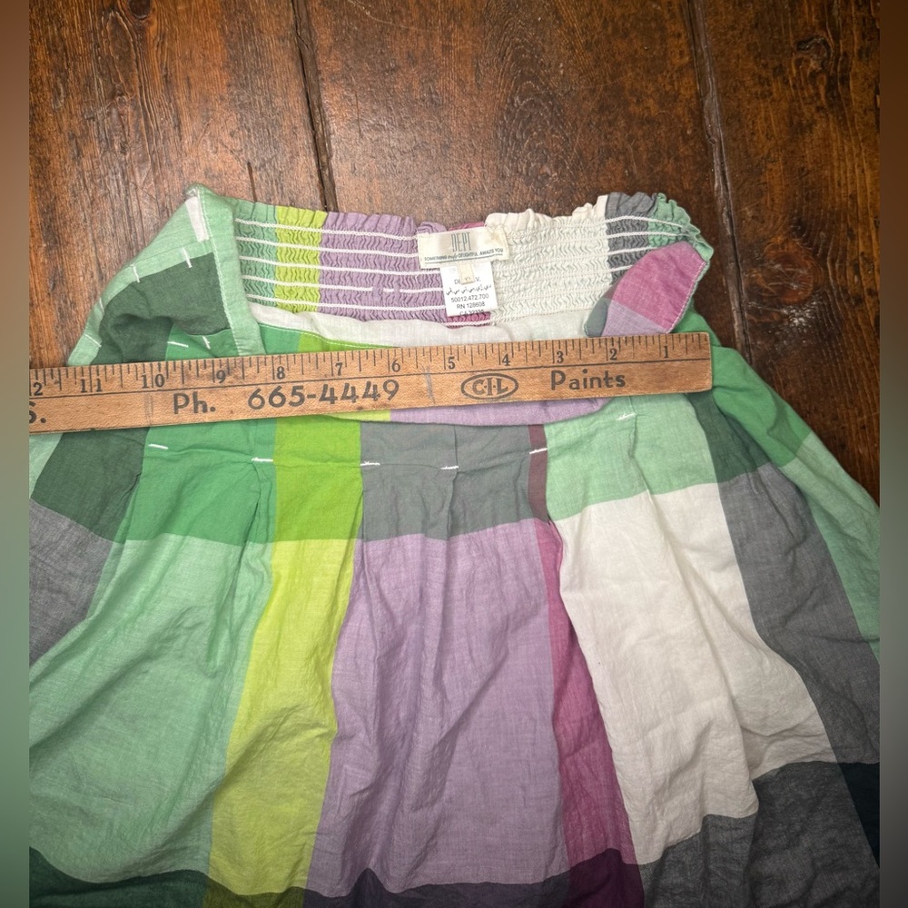 Colorful Patchwork Mini Skirt - Picture 2 of 5